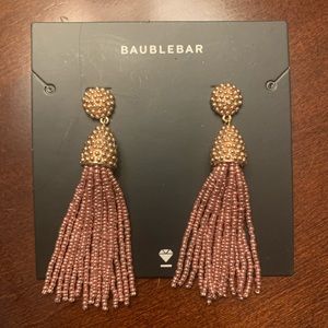 Brand new never worn bauble bar tassel earrings